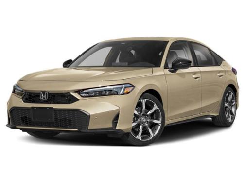 Sand Dune Pearl 2025 Honda Civic Hybrid Sport Touring