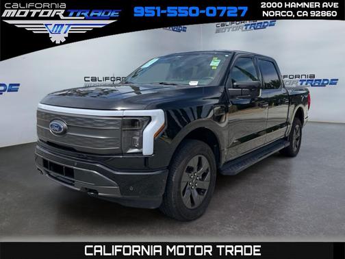 AGATE BLACK METALLIC 2022 Ford F-150 Lightning LARIAT