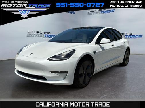 Solid Black 2021 Tesla Model 3 Standard Range Plus