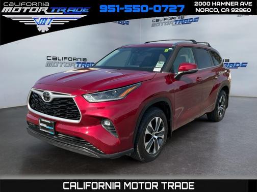 Ruby Flare Pearl 2021 Toyota Highlander XLE