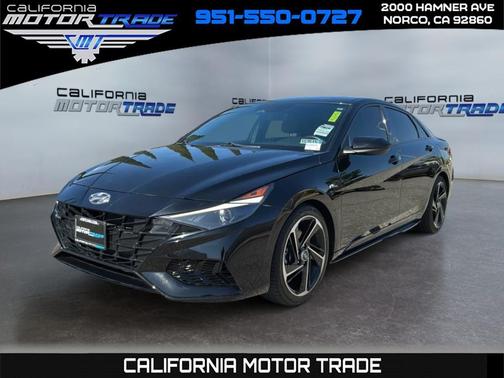 Phantom Black 2023 Hyundai ELANTRA N Line