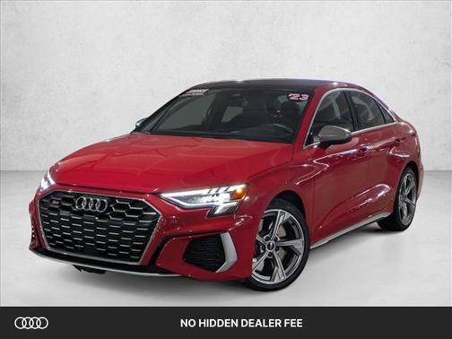 Tango Red Metallic 2023 Audi S3 Premium Plus TFSI quattro S tronic