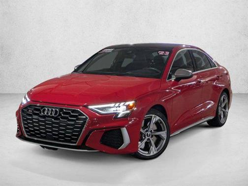 Tango Red Metallic 2023 Audi S3 Premium Plus TFSI quattro S tronic