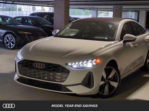 Glacier White Metallic 2025 Audi A5 Premium Plus Hatchback