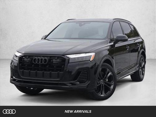 Mythos Black Metallic 2025 Audi Q7 55 Prestige