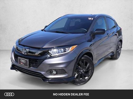 Crystal Black Pearl 2022 Honda HR-V 2WD Sport