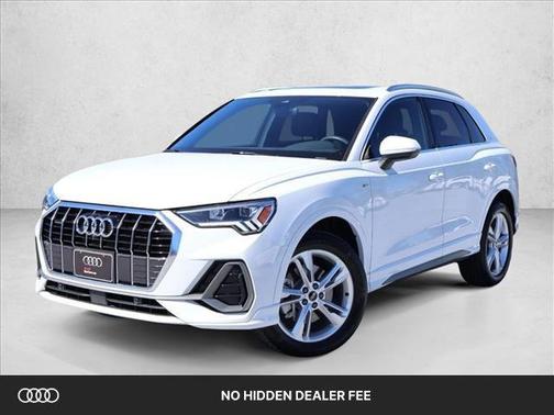 Glacier White Metallic 2023 Audi Q3 45 S line Premium Plus
