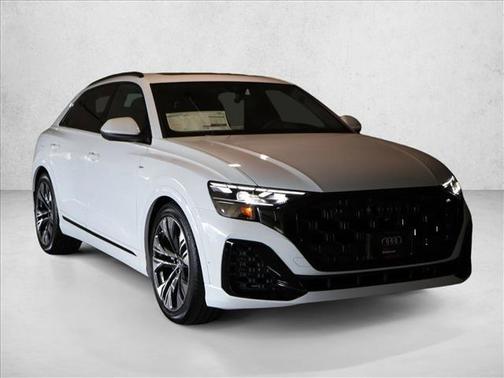 Glacier White Metallic 2026 Audi Q8 55 Prestige