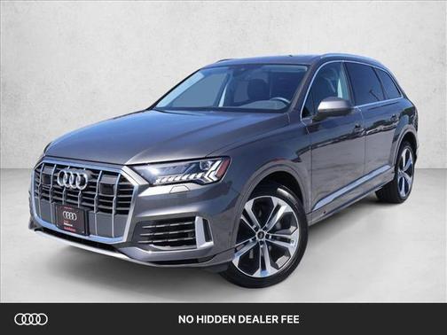 Gray 2023 Audi Q7 55 Premium Plus