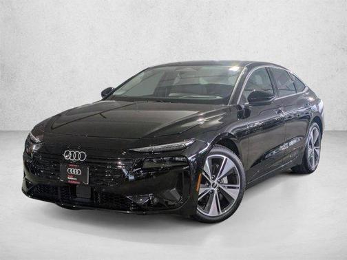 Black 2025 Audi A6 e-tron Premium Plus