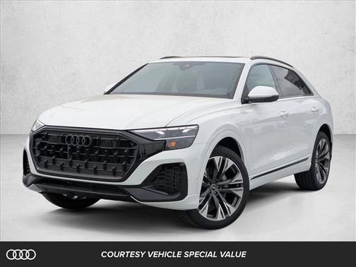 Carrara White 2025 Audi Q8 55 Premium SUV