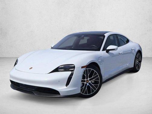 White 2020 Porsche Taycan 4S