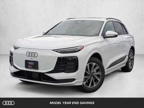 Glacier White Metallic 2025 Audi Q6 e-tron Premium Plus quattro SUV