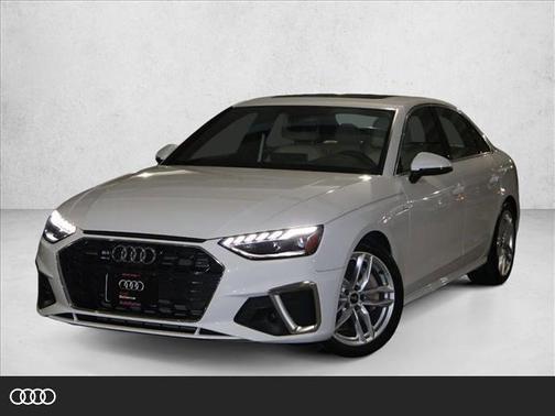 Glacier White Metallic 2023 Audi A4 45 S line Premium Plus
