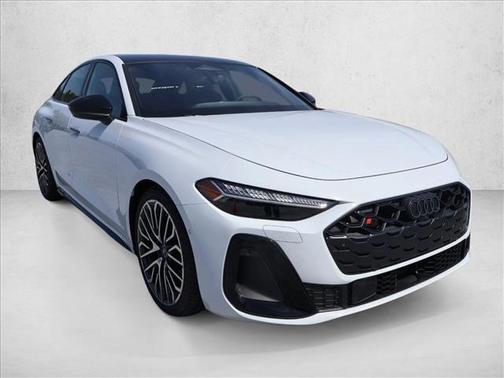 Glacier White Metallic 2026 Audi S5 Premium Plus TFSI quattro S tronic