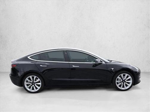 Solid Black 2018 Tesla Model 3 Long Range