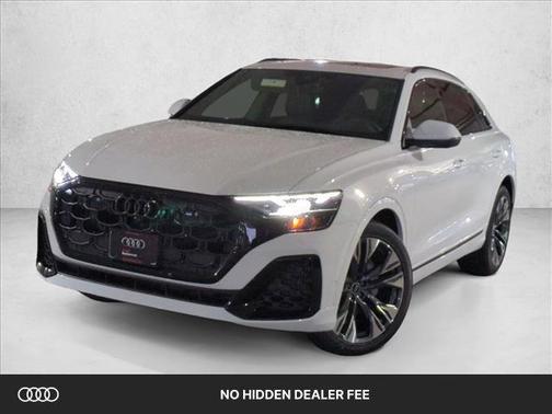 glacier white metallic 2026 Audi Q8 55 Premium Plus