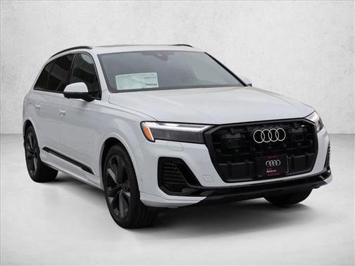 Glacier White Metallic 2026 Audi Q7 55 Premium Plus