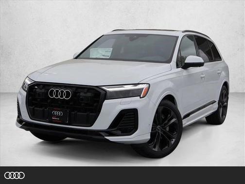 Glacier White Metallic 2026 Audi Q7 55 Premium Plus
