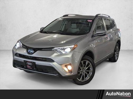 Silver Sky Metallic 2018 Toyota RAV4 Hybrid Limited SUV