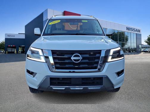 Aspen White 2023 Nissan Armada SL