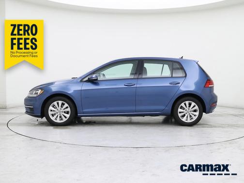 Blue 2021 Volkswagen Golf TSI