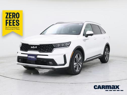 White 2023 Kia Sorento Hybrid SX Prestige