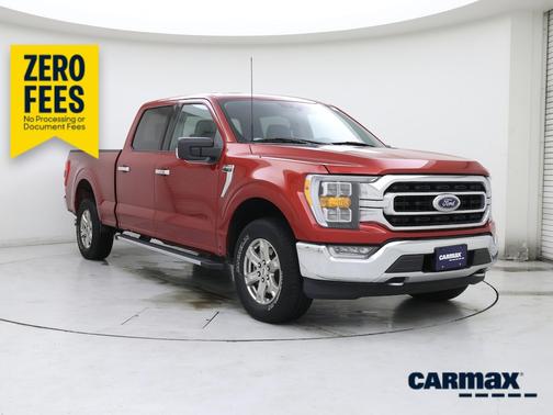 Red 2021 Ford F-150 King Ranch