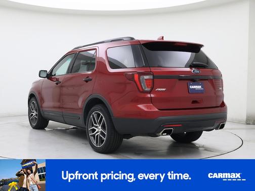Red 2017 Ford Explorer Sport
