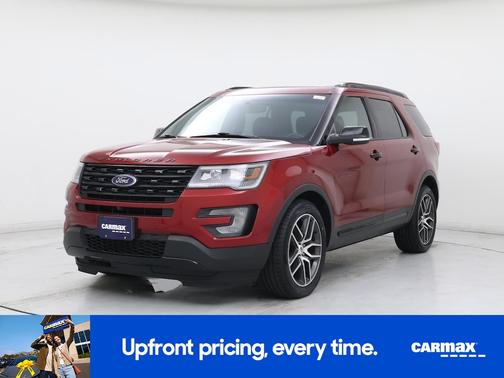 Red 2017 Ford Explorer Sport