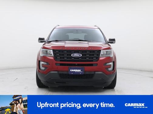 Red 2017 Ford Explorer Sport