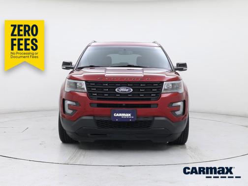 Red 2017 Ford Explorer Sport