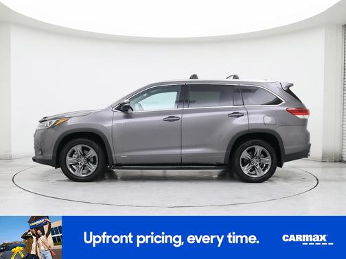 Gray 2018 Toyota Highlander Hybrid Limited Platinum