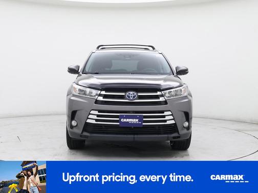 Gray 2018 Toyota Highlander Hybrid Limited Platinum