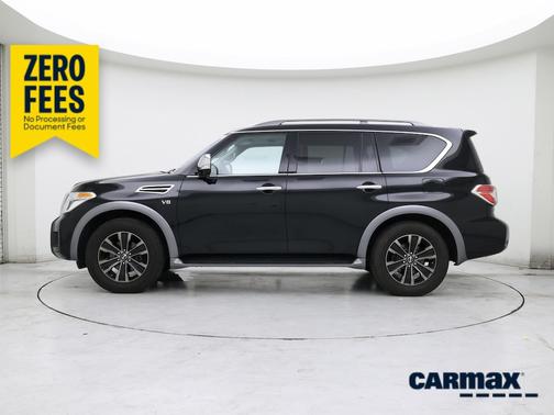 Black 2018 Nissan Armada Platinum