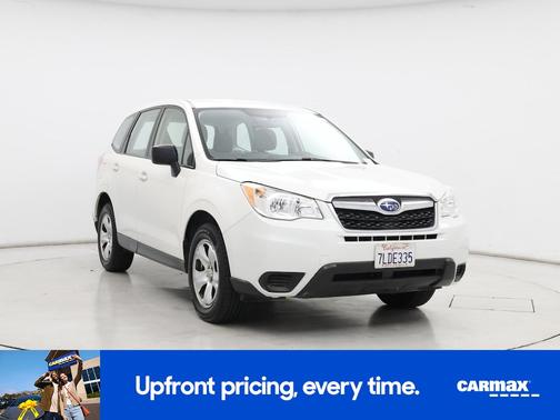 White 2015 Subaru Forester 2.5I