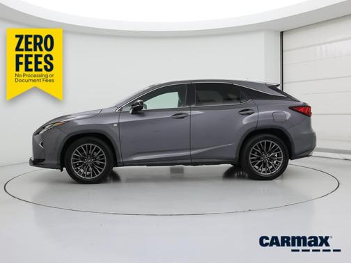 Gray 2017 Lexus RX 350 F-Sport