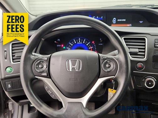 Gray 2014 Honda Civic LX