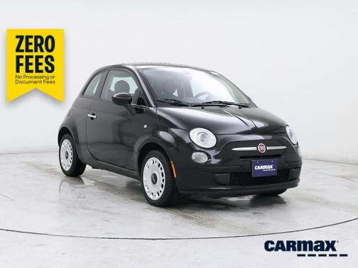 Black 2016 FIAT 500 Pop