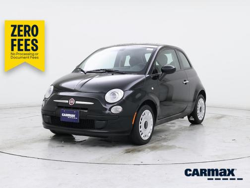 Black 2016 FIAT 500 Pop