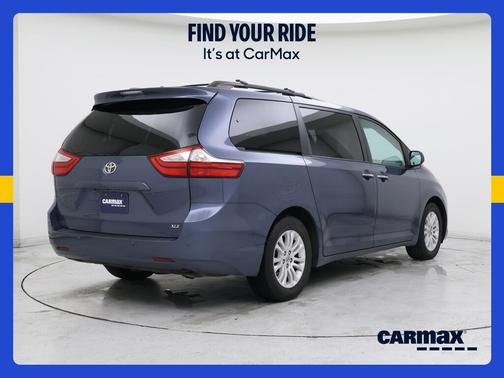 Blue 2015 Toyota Sienna XLE