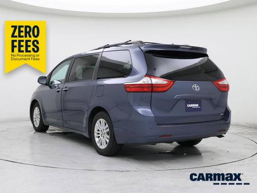 Blue 2015 Toyota Sienna XLE