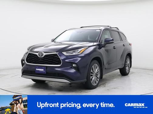 Blue 2021 Toyota Highlander Platinum
