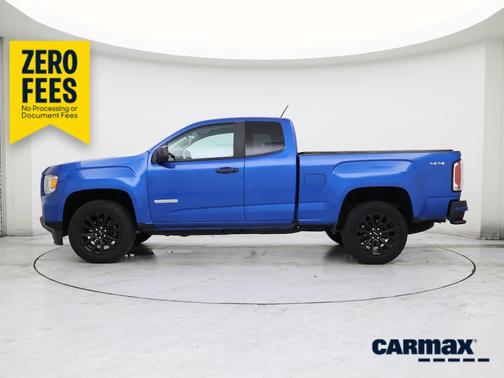 Blue 2022 GMC Canyon Elevation Standard