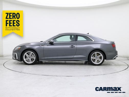 Gray 2021 Audi A5 S-Line Premium