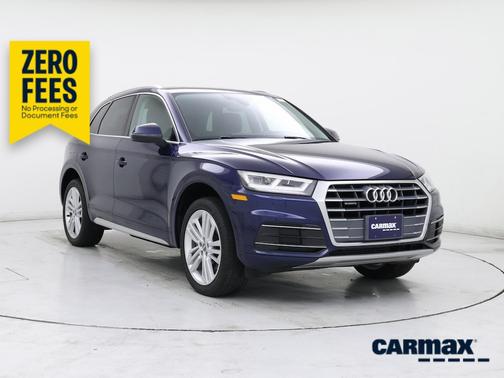 Blue 2018 Audi Q5 Premium Plus