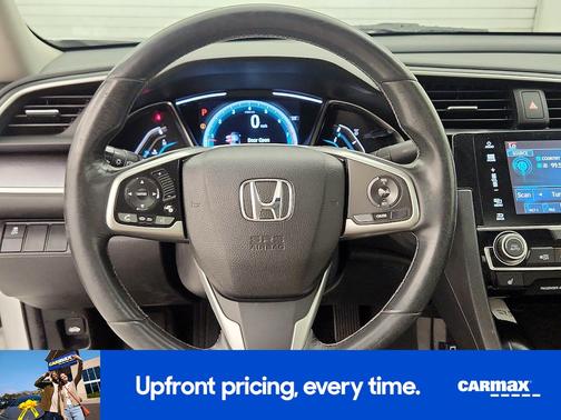 White 2017 Honda Civic EX-L