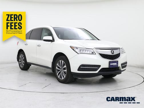 White 2016 Acura MDX