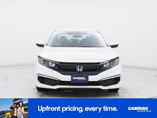 White 2020 Honda Civic LX
