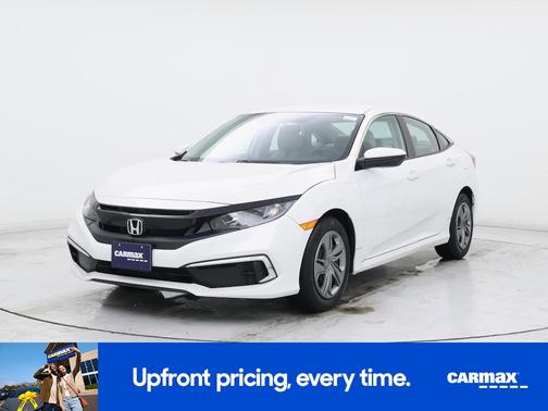 White 2020 Honda Civic LX